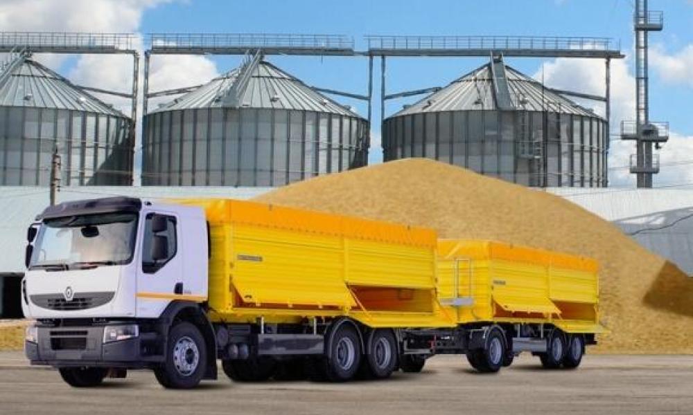 Grain transportation by road in Ukraine